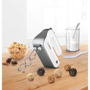Mixer vertical Bosch MFQ49700, 850 W, 2 Ruhrbesen, 2 Knethaken, alb - Img 2
