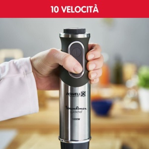 Mixer vertical Moulinex DD6558 Quickchef 3-in-1, 1000 W, 10 trepte viteza, accesorii incluse - Img 8