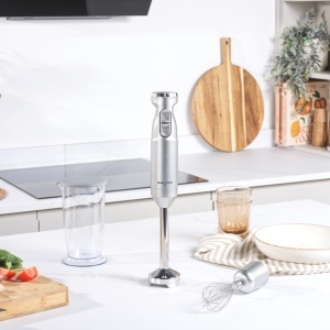 Mixer vertical Salter Aspen Blend Whisk Pro 2-in-1 1000W 700 ml argintiu - Img 4