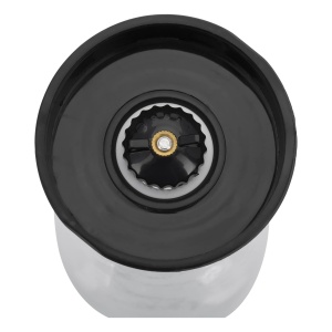 Moara de condimente Westmark, cu polizor ceramic, reglare continua, sticla/plastic, negru/argintiu/transparent, 63542260 - Img 3