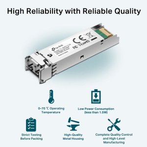 Modul SFP TP-Link TL-SM311LM Gigabit, Multi-mode, 550 m, Compatibil cu Cisco - Img 3