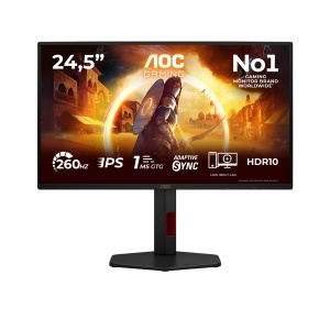 Monitor AOC 25G4ZR 25 inch FHD, 260Hz, IPS, Negru - Img 2