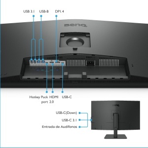 Monitor BenQ PD3205U, 32 inch, 4K, IPS, 99 sRGB - Img 4