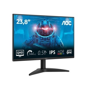 Monitor Gaming AOC Q24B36X 24 inch WQHD, 144Hz, IPS, Negru