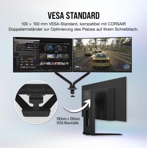 Monitor Gaming Corsair XENEON 27QHD240, 27 inch, 2560 x 1440, 240Hz, Negru - Img 9