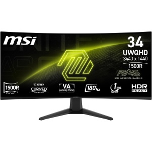 Monitor Gaming Curbat MSI MAG 346CQ, 34, UWQHD, 180Hz, Negru