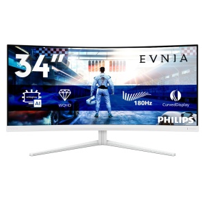 Monitor Gaming Curbat PHILIPS Evnia 34M2C5501A, 34 Zoll, WQHD, 180 Hz, Alb - Img 2