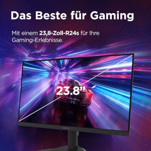 Monitor Gaming Lenovo Legion R24s, 24, Full HD, 144Hz, Negru - Img 5