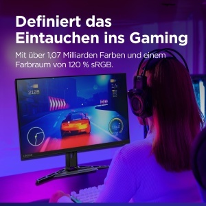 Monitor Gaming Lenovo Legion R27qe, 27, QHD 2560x1440, 180Hz, Negru - Img 6