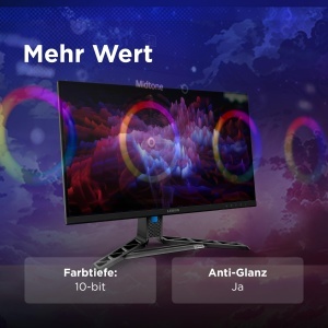 Monitor Gaming Lenovo Legion R27qe Gen 2, 27, QHD, 200 Hz, Negru - Img 9