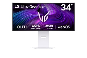 Monitor Gaming LG UltraGear 34GX90SA-W 34 inch Curved OLED 240Hz