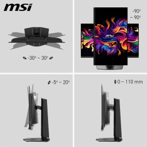 Monitor Gaming MSI MPG 271QR QD-OLED X50, 27 inch, WQHD, 500 Hz, Negru - Img 4