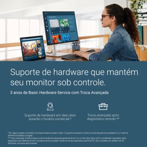 Monitor LED Dell P2424HT, 61 cm (24), Touchscreen, Full HD, Negru - Img 8