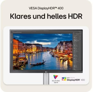 Monitor LG 27UP85ZK-W 27 inch 4K UHD IPS, DisplayHDR 400, USB-C - Img 2