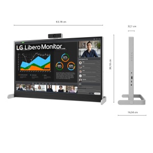 Monitor LG Libero 27BQ70C-S 27 inch IPS, QHD, USB-C, HDR 10 - Img 2