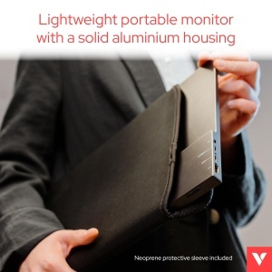 Monitor portabil Verbatim PMT-15, 15.6 Full HD, touchscreen, 10001 - Img 9