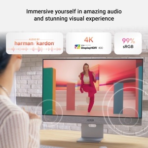 Monitor Smart ASUS ZenScreen MS27UC 27 inch 4K UHD IPS cu Google TV - Img 3