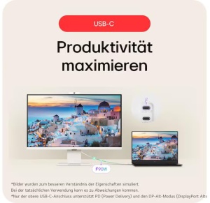 Monitor Smart LG 32U850SA-W 31,5 inch 4K UHD IPS, Alb - Img 4