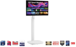 Monitor Smart LG Swing 32U889SA-W, 32 inch, 4K UHD, Touchscreen, Alb - Img 2