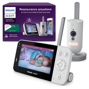 Monitor video pentru bebelusi Philips Avent SCD95126 HD Camera Infrarosu Aplicatie Baby Monitor