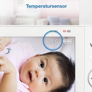 Monitor video pentru bebelusi VTech VM7468, ecran LCD 7 inch, camera Pan-Tilt-Zoom, lumina de veghe multicolora - Img 7