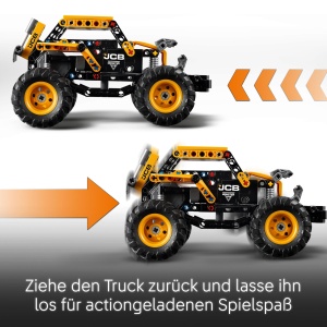 Monstertruck LEGO Technic DIGatron 42199, 218 piese, pentru copii de la 7 ani - Img 3