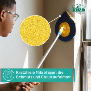 Mop cu maner telescopic CHOMP, 66-152 cm, lavabil, pentru pereti si tavane - Img 6