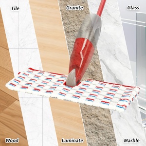Mop cu Microfibre Vileda 1-2 Spraymax, 4 Piese, Lavabil, Compatibil cu Toate Tipurile de Pardoseli - Img 5