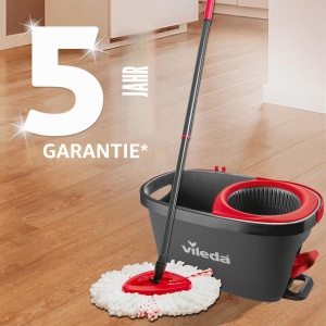 Mop cu pedala Vileda Turbo, set complet cu maner telescopic 65-131 cm - Img 6