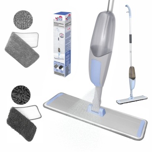 Mop cu spray York, rezervor 600ml, rotire 360, 2 lavete incluse
