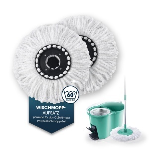 Mop de schimb TV Unser Original 05551 Mr. Maxx, set 2 bucati, spalabil la 60C