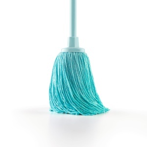 Mop din microfibra Blue Dolphin, 100 reciclat, 22 cm, superabsorbant, turcoaz