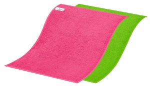 Mop din microfibra Vileda Mikrofaser Duo, 2 bucati, verde si roz