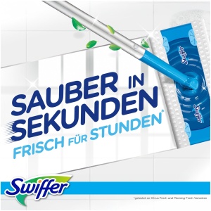 Mop umed Swiffer, 44 servetele umede, curatare eficienta, parfum citric - Img 2