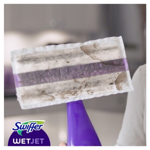 Mop umed Swiffer WetJet, compatibil cu toate suprafetele, usor de utilizat, ambalaj refill - Img 5