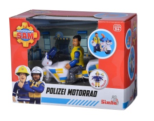 Motocicleta de Politie Simba 109251092 cu Figurina Malcolm si Accesorii, pentru copii de la 3 ani - Img 5