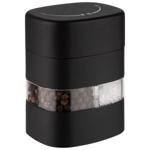 Moulineta 2in1 APS 40543 pentru Sare si Piper, Culoare Neagra, Cu Reglaj Granulatie - Img 2