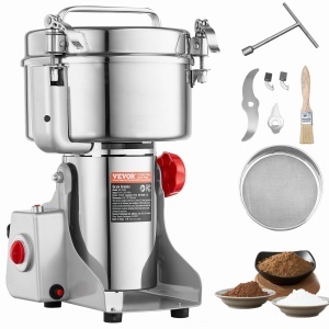 Moulineta electrica VEVOR HC-2500Y, 2500 g, 3400 W, din otel inoxidabil