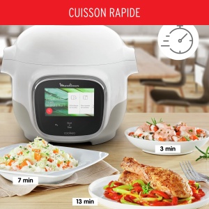 Moulinex Cookeo Touch Mini WiFi Multicooker 2 L ideal pentru 2 persoane oala de inalta presiune conectivitate ecran tactil retete nelimitate aplicatie - Img 3