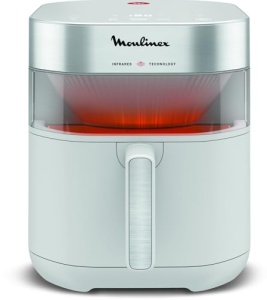 Moulinex Easy Fry infrarosu, friteuza cu aer, 7L, tehnologie cu infrarosu, rezistenta dubla, panou digital, poate fi spalat in masina de spalat vase, fereastra de vizualizare, 8 moduri, aplicatie de retete, EZ831G - Img 2