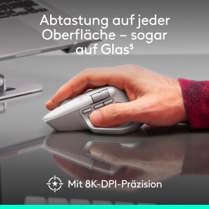 Mouse Bluetooth Logitech MX Master 4 pentru Mac, ergonomic, 8K DPI, negru - Img 5