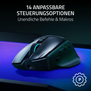 Mouse de gaming Razer Basilisk V4 Pro, wireless, 14 butoane, negru - Img 5