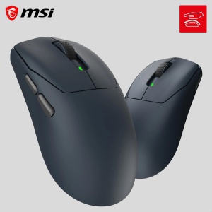 Mouse de gaming wireless MSI Forge GM340 Navy, 12000 DPI, 82 ore autonomie - Img 3