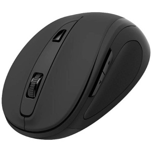 Mouse ergonomic fara fir Hama fara fir (6 butoane, 2.4GHz, 800/1200/1600dpi, mouse optic fara fir, fara fir, mouse ergonomic, mouse de computer, pentru laptop/PC/notebook, dreptaci, receptor USB) negru