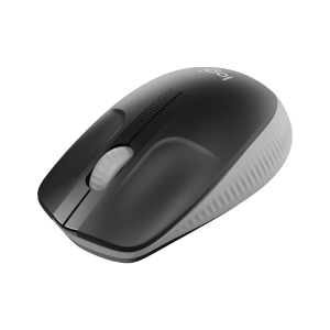 Mouse fara fir Logitech M190 design curbat pentru ambidextr durata de viata a bateriei de 18 luni plus modul de consum redus receptor USB control prec