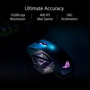 Mouse Gaming ASUS ROG Spatha X, 12 butoane, 19000 dpi, wireless - Img 2