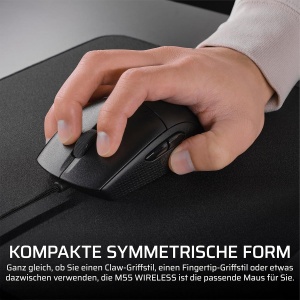 Mouse gaming Corsair M55, 16000 DPI, 55 g, negru - Img 3