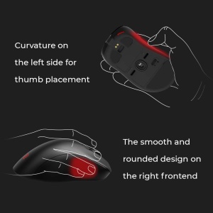 Mouse Gaming Ergonomic BenQ Zowie EC3-CW, Wireless, Negru, 24 Niveluri - Img 8