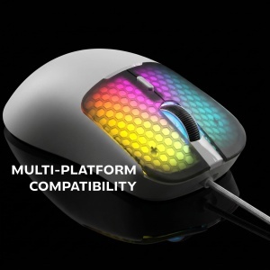 Mouse gaming Mars Gaming MM-Viper, 56g, RGB, senzor optic 12800 DPI, alb - Img 6