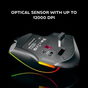 Mouse Gaming Mars Gaming MMW-Vector, 12000 DPI, Bluetooth 5.4, Negru - Img 6